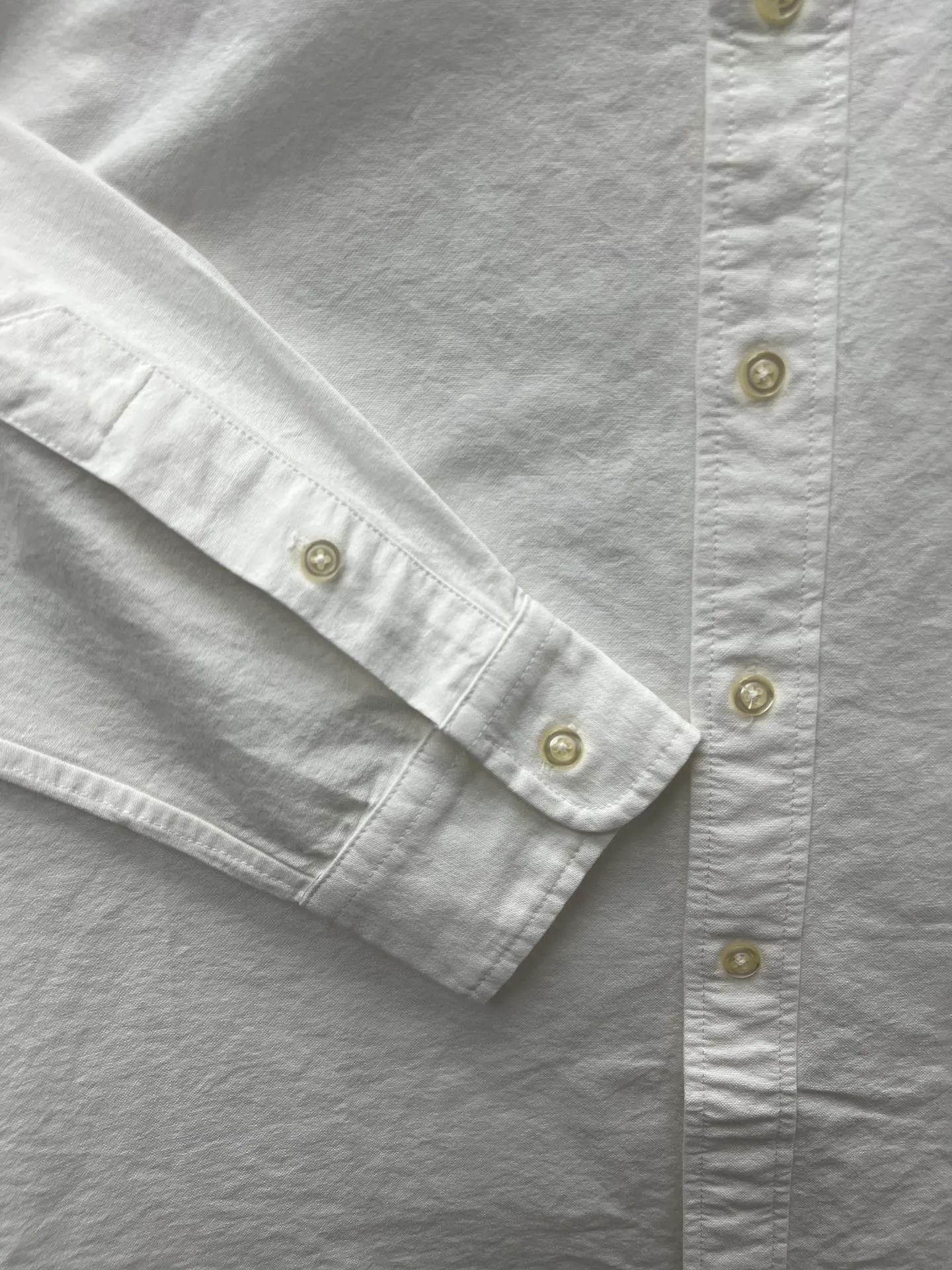 🅿️460 Polo 25ss new solid color logo embroidered buttoned long-sleeved shirt men's high version code number: XS.S.M.L.XL.
